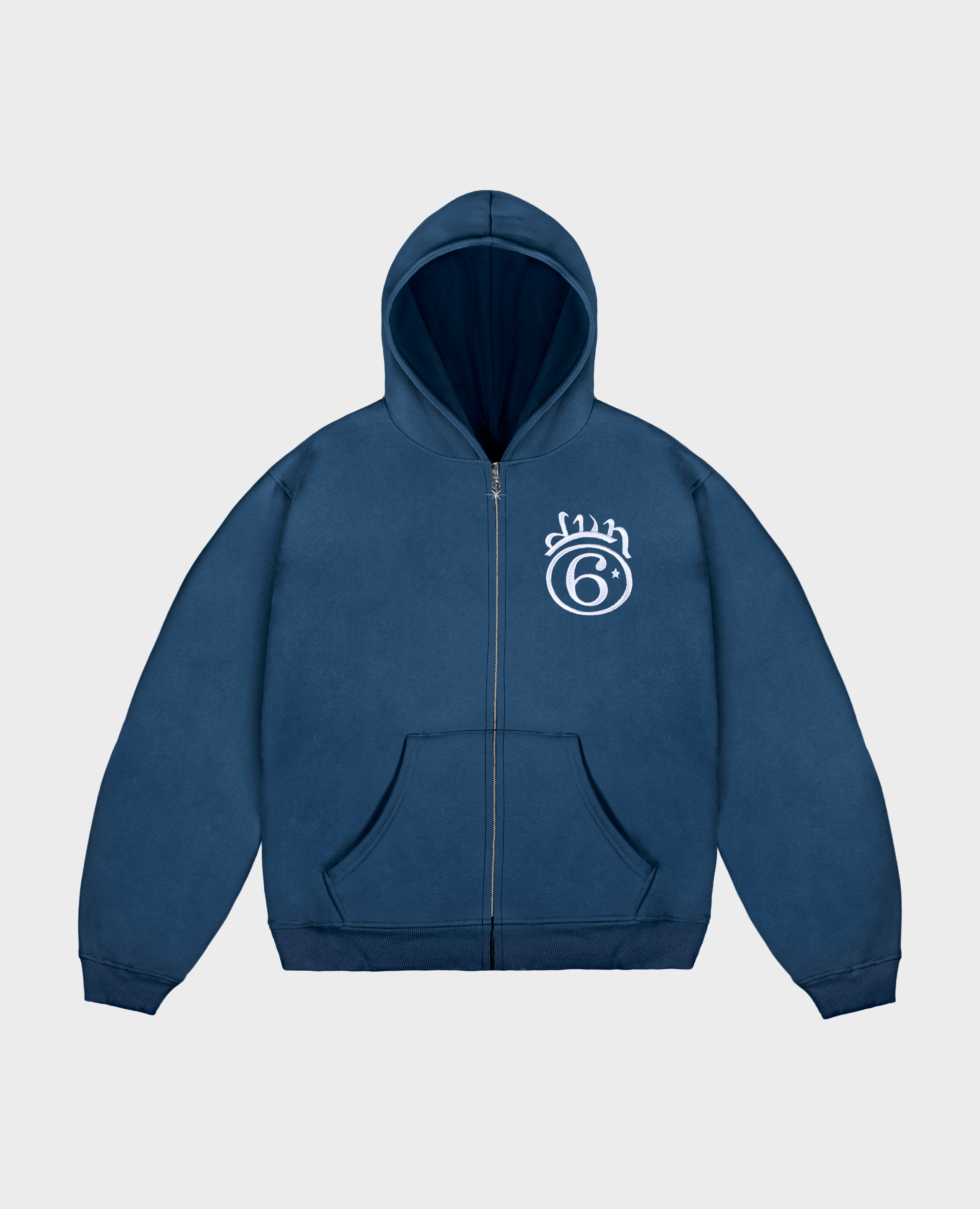 BLUE 6STARS ZIP