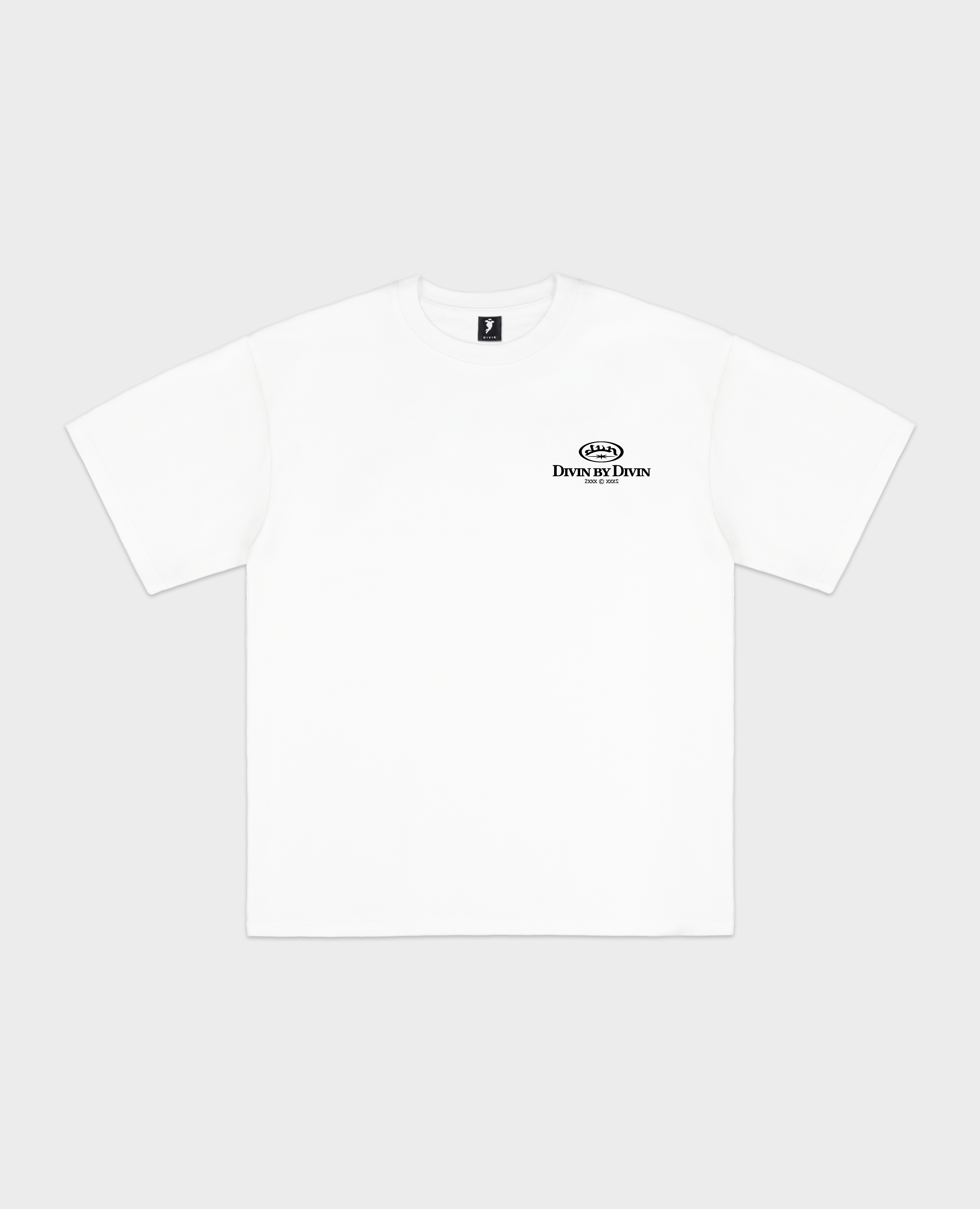 WHITE COMPASS T-SHIRT