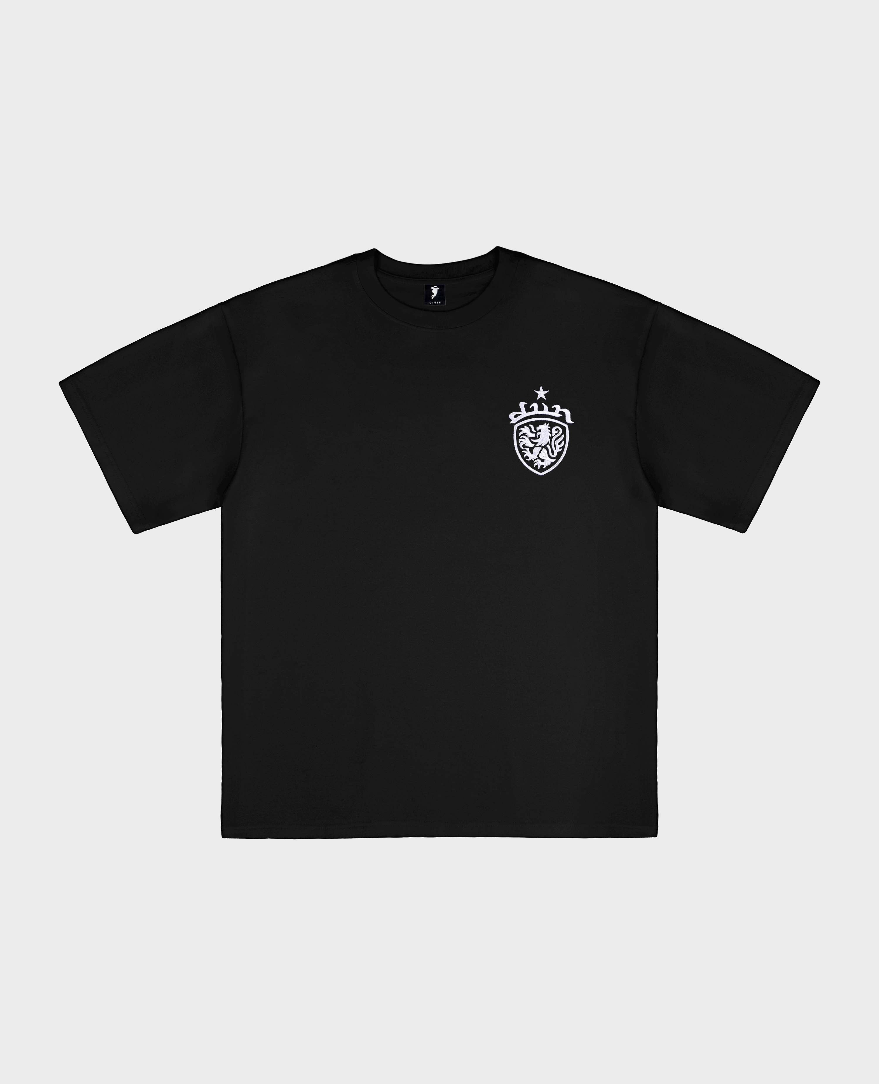 BLACK BLASON T-SHIRT