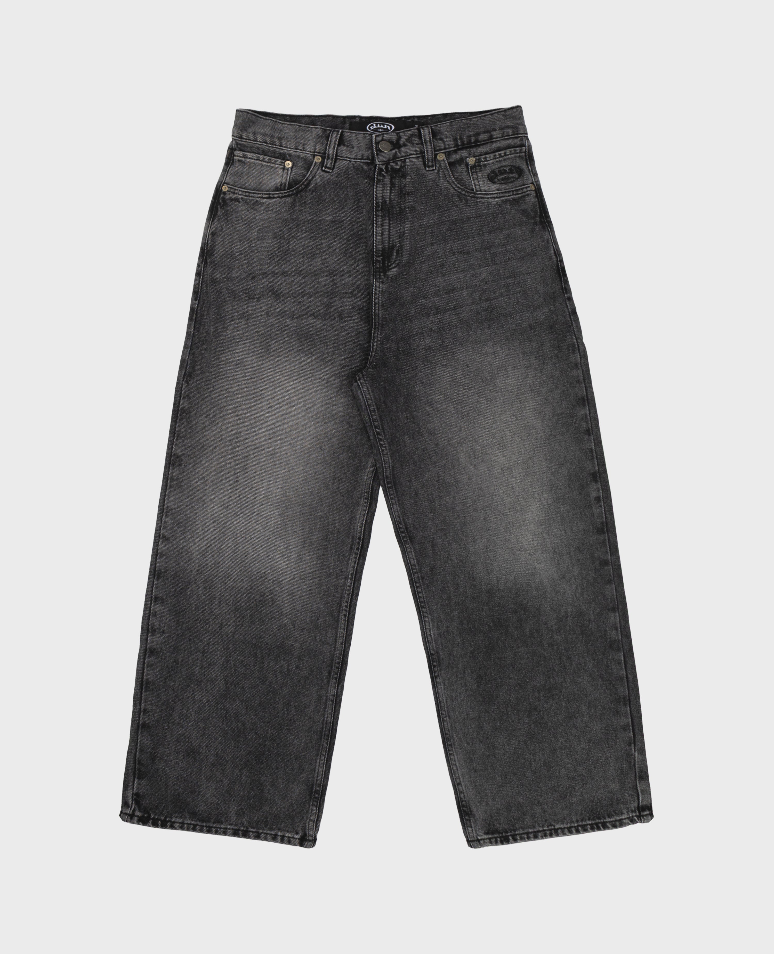 WASHED GREY BEAST DENIM