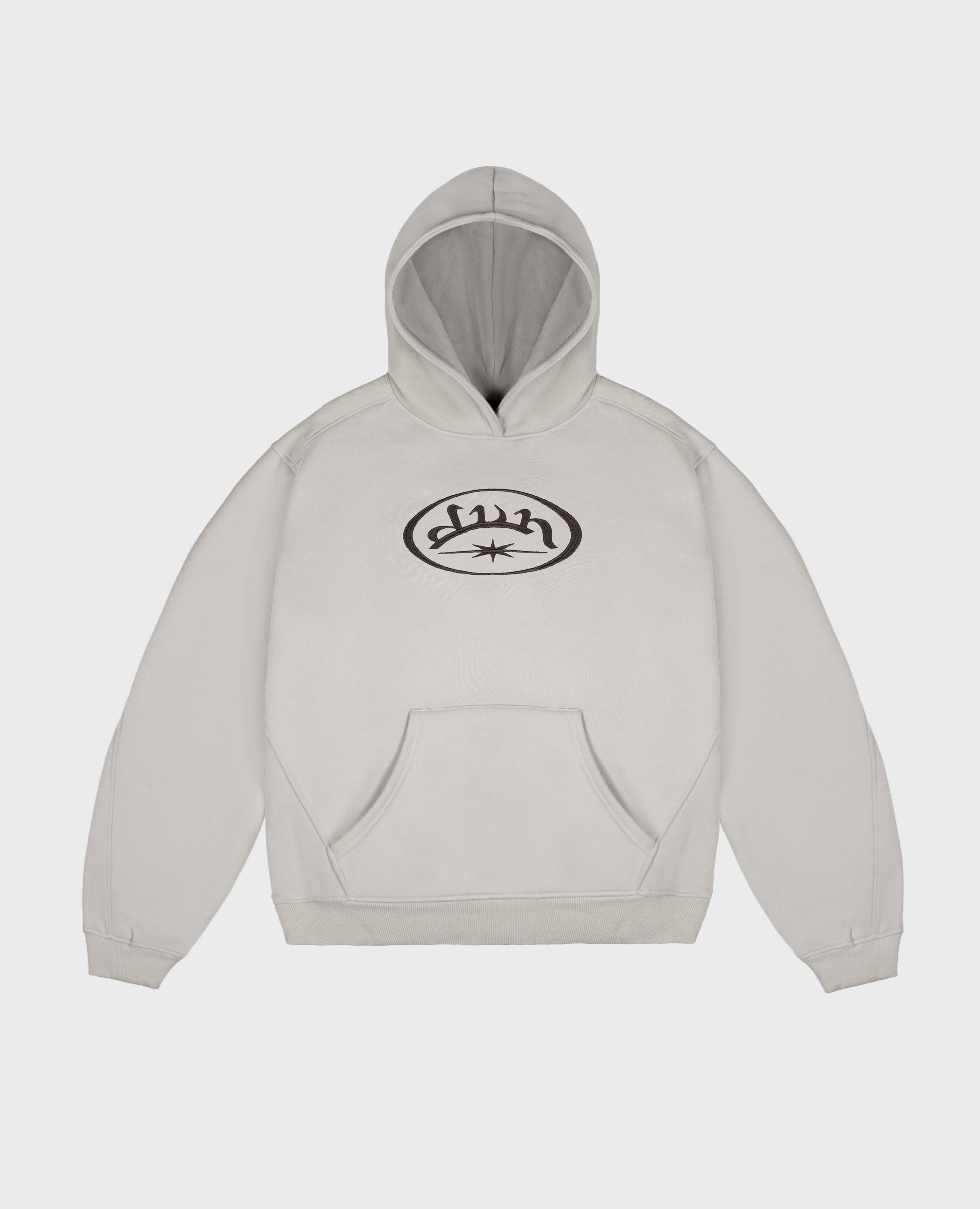 GREY COMPASS HOODIE