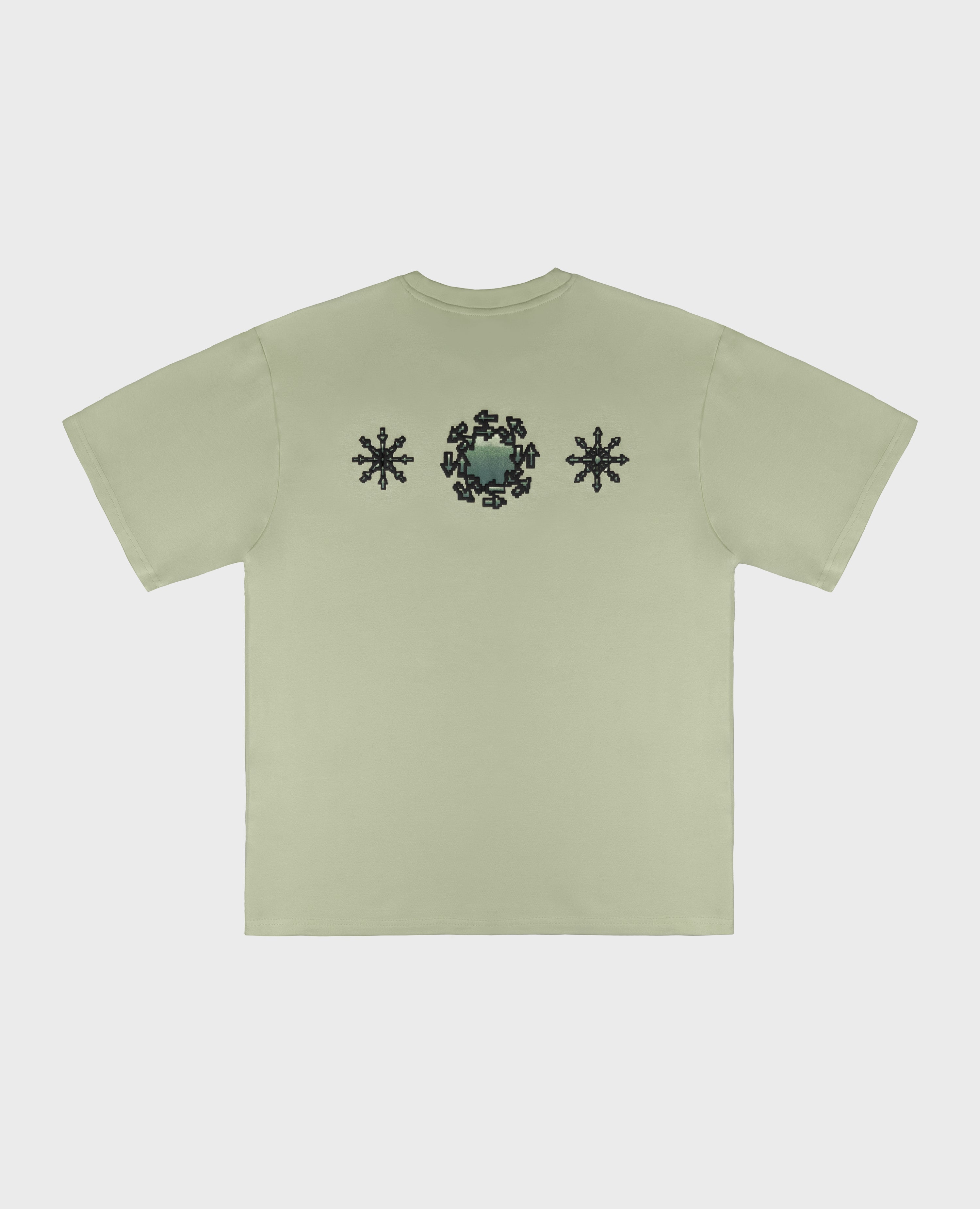GREEN PIXEL T-SHIRT