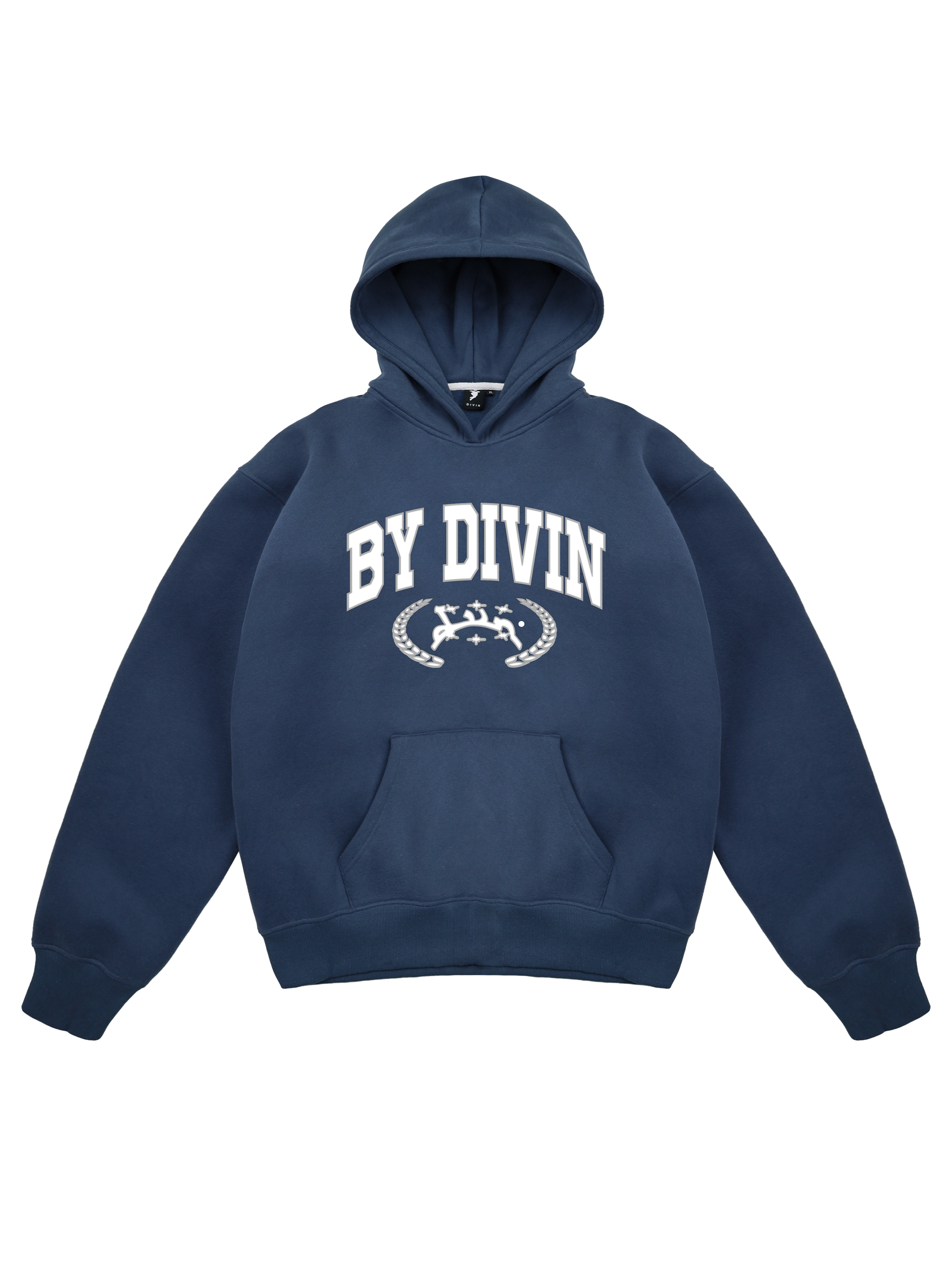 BLUE DROPOUT HOODIE