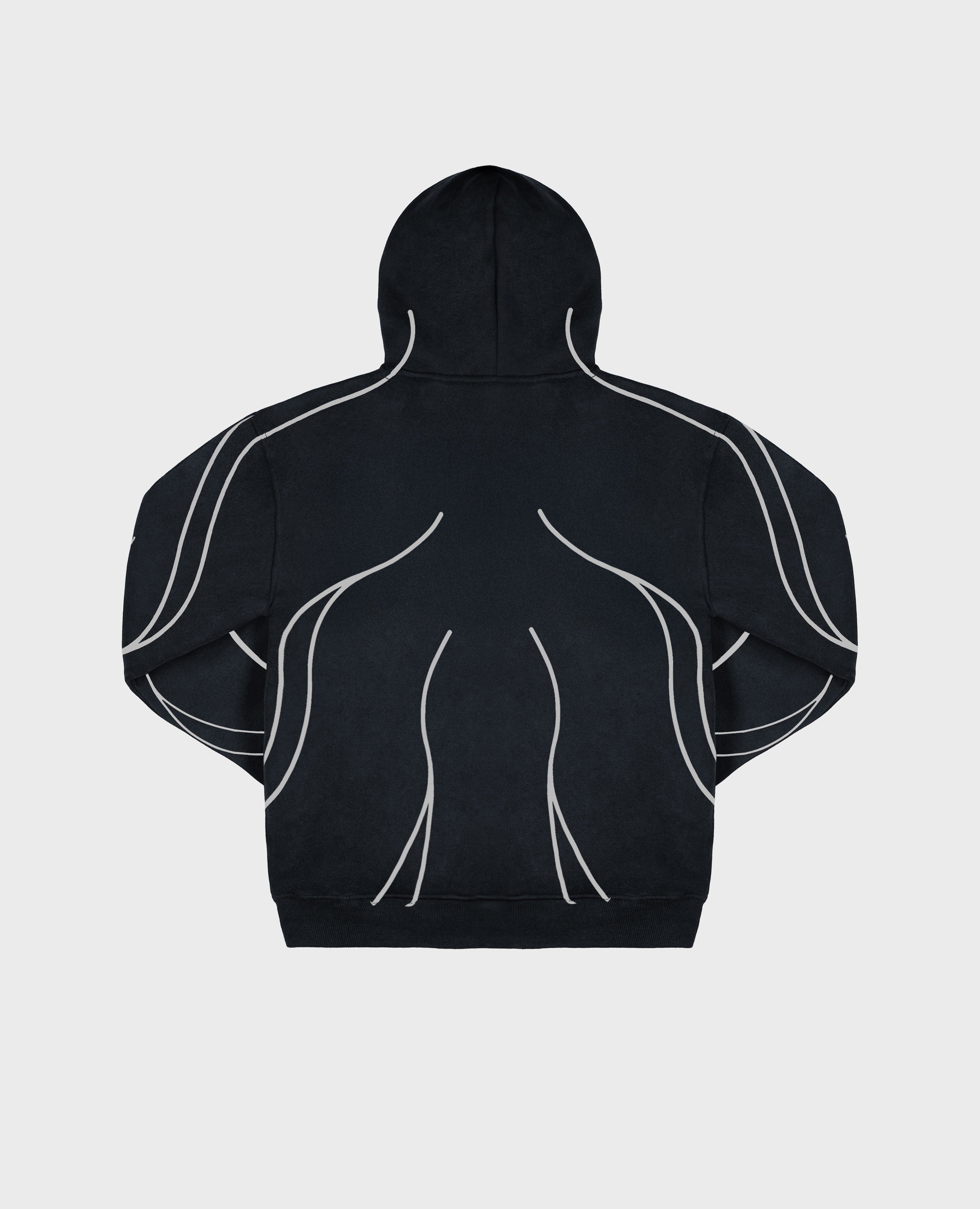 LINE DARK HOODIE