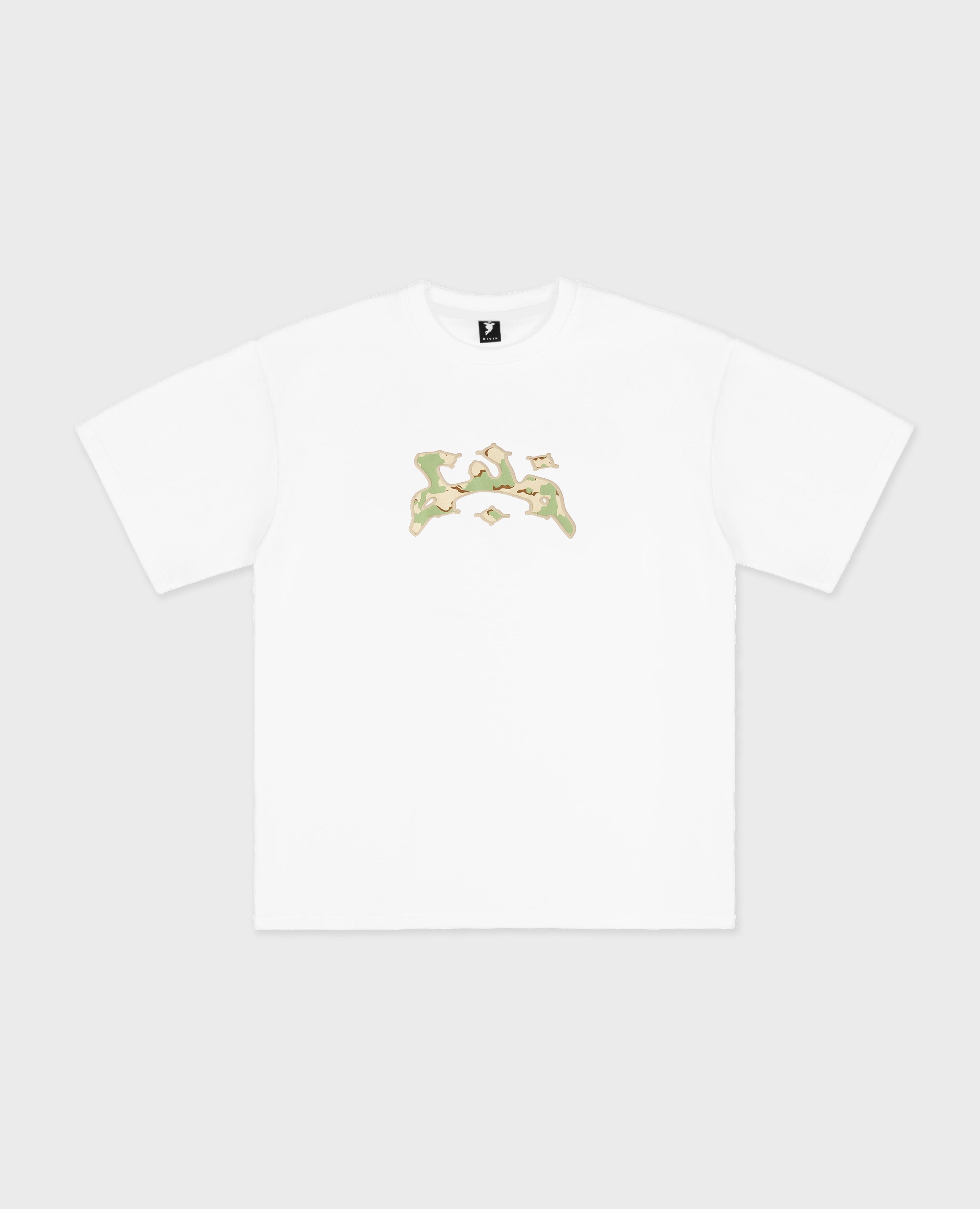 WHITE CAMO T-SHIRT