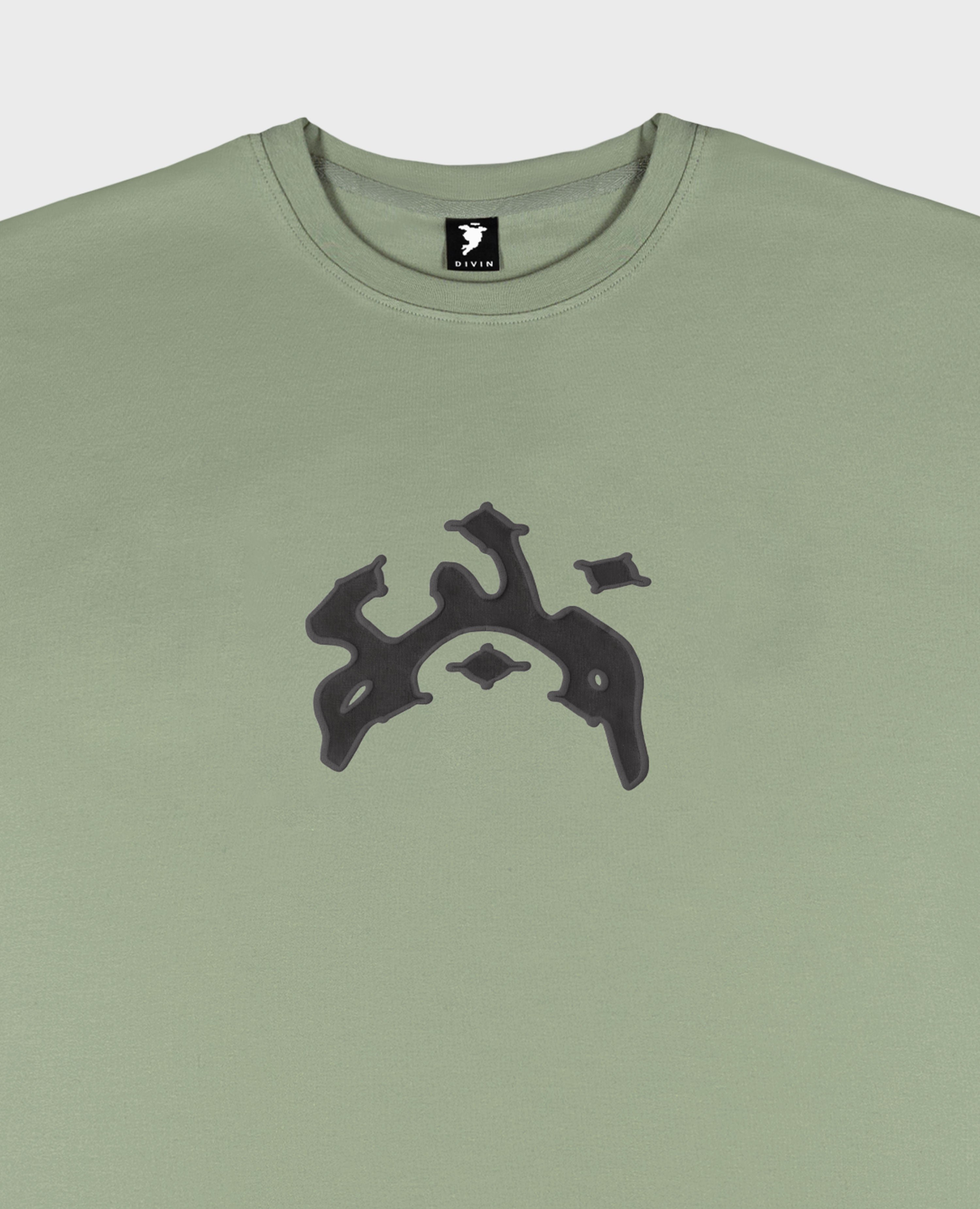 GREEN BENT CURB T-SHIRT